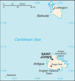 antigua und barbuda karte